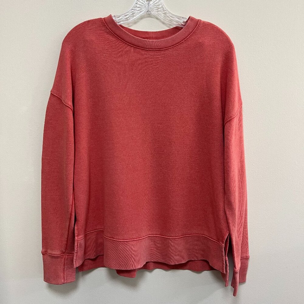 Time and Tru Orange Crewneck Sweatshirt